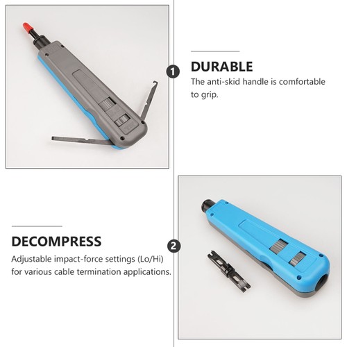 Network Draht Impact Punch-Down-Tool mit 66 und 110/88 Crimp-Tool - 第 7/12 張圖片