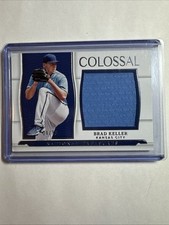 2022 Panini National Treasures Colossal Materials #CLM-BK /99 Brad Keller Royals