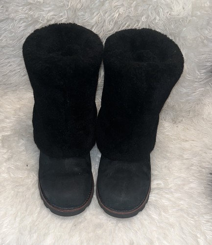 UGG Australia Maylin 3220 Women’s Black Boots Size 7 - Picture 2 of 11