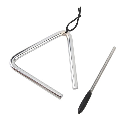 Triangle Percussion Instrument 4Inch Stainless Steel Hand Percussion TriangleSA - Picture 10 of 12