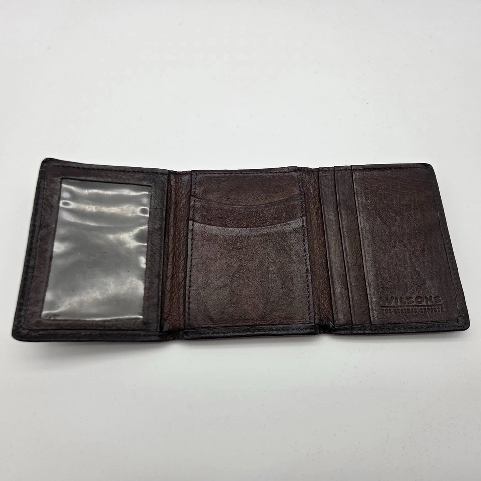 Wilsons牛皮三折钱包 — 第 2/4 张图片