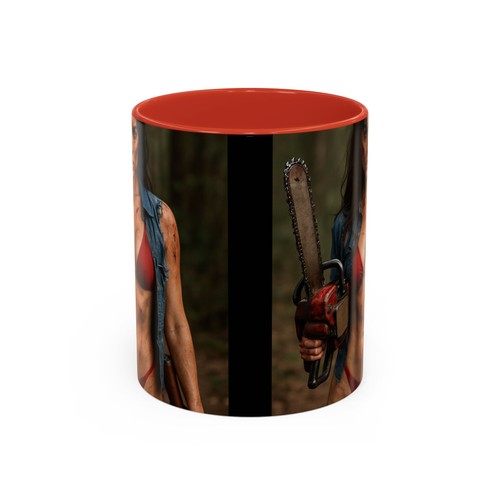 Ash VS Evil Dead 2 Army Of Darkness Coffee Mug Cup Hot Woman In Bikini Sexy New! - Picture 9 of 73