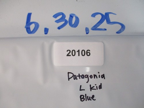 Patagonia Shorts Boys Size Large Blue Cotton Gym Casual Drawstring - Picture 12 of 12