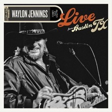 WAYLON JENNINGS LIVE FROM AUSTIN TX, 1989 NEW LP