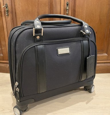 Samsonite Carry On Black Rolling Laptop Travel Bag 5000672 1134861