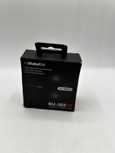 Globalsat BU-353N5 USB GPS Receiver, High Sensitivity Waterproof Windows/Mac #c - Picture 1 of 7