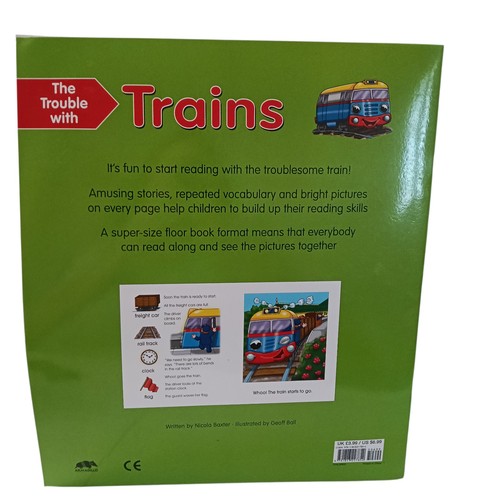 Libro The Trouble with Trucks Trenes Tractores Early Learning Readers 3 - 5 GIGANTE - Imagen 8 de 13