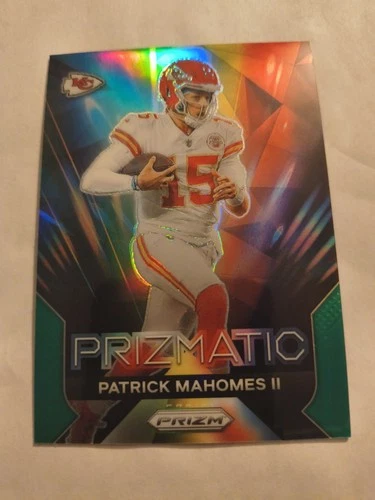 2023 Panini Prizm Patrick Mahomes II Prizmatic Green Prizm #2 Kansas City Chiefs