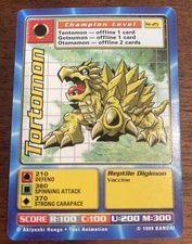 Digi-Battle Card Game Tortomon St-25 NM Fresh Pull