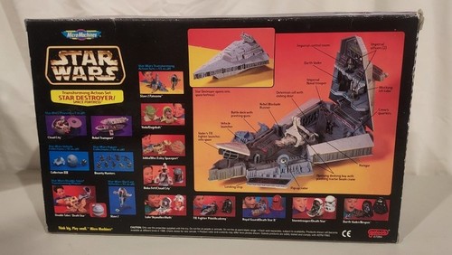 STAR WARS ~ Juego de Transformación de Micro Máquinas ~ Destructor Estelar/Fortaleza Espacial Nuevo en Caja - Imagen 3 de 3