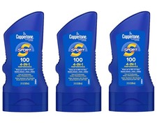 Coppertone Sport Sunscreen Lotion Performance SPF 100, 3 Fl. Oz. - Pack of 3