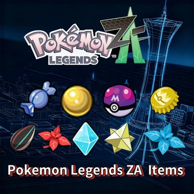 ✨ 10* Held Battle Item✨ Pokemon Legends Z-A - Master Ball, Big Nugget, Lucky egg