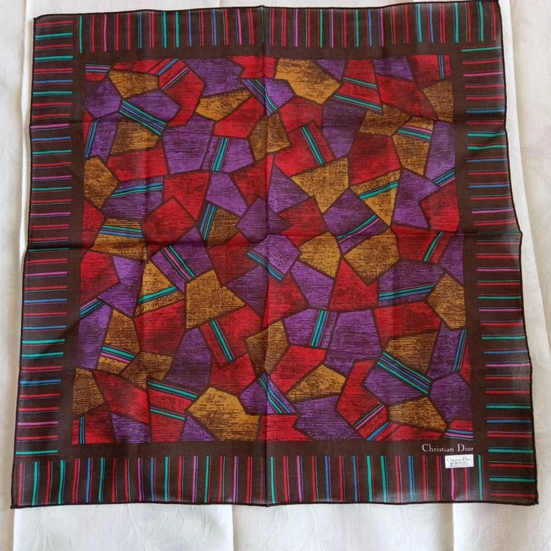 Mouchoir Christian Dior coton 45 cm 17