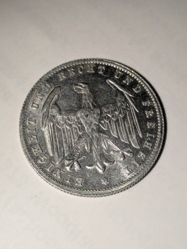 Moneda de 500 marcos de aluminio Alemania 1923-A - Imagen 3 de 3