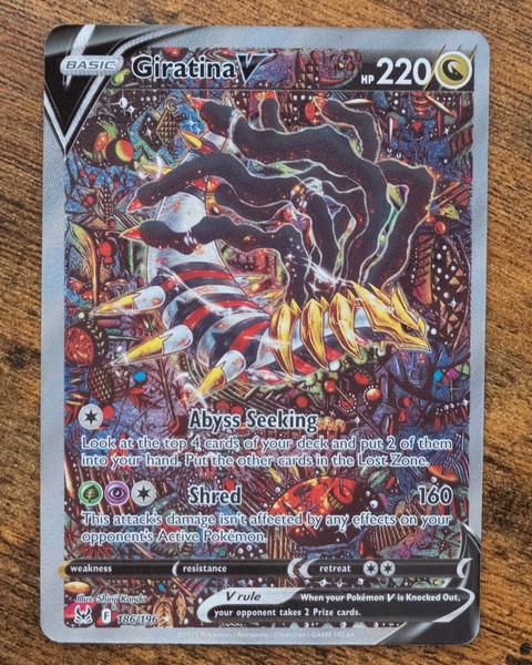 The Pokemon Company Giratina V 186/196 Lost Origin Alt Full Art Holo UR ENG