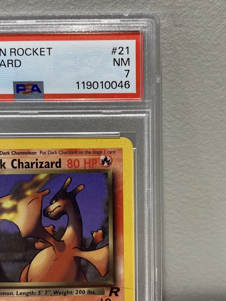 Dark Charizard 21/82 Pokemon PSA 7 - 1st Edition - Image 3 of 4
