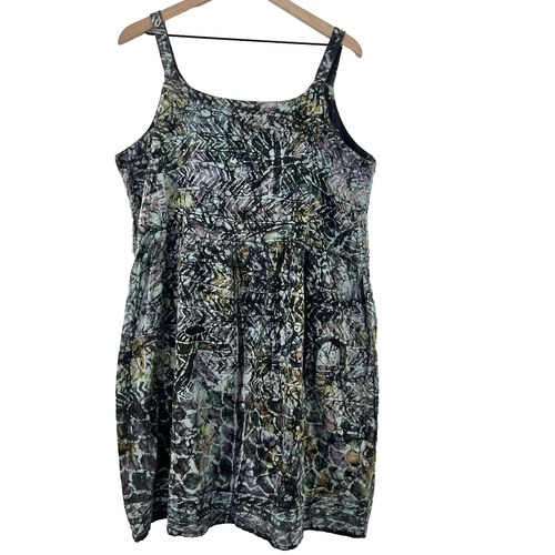 Spirit of Courage Nnamdi Ibenagu XL Top Kleid Batik Art to wear Artisan Handdyed - Bild 2 von 9