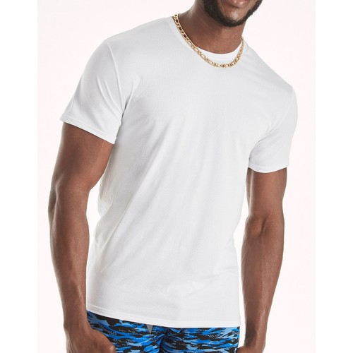 Hanes® Ultimate® Men's 4-Pack X-Temp Mesh Crew-TEE "SPORT-TAGLESS®-KEEPS-COOL" - Picture 2 of 9