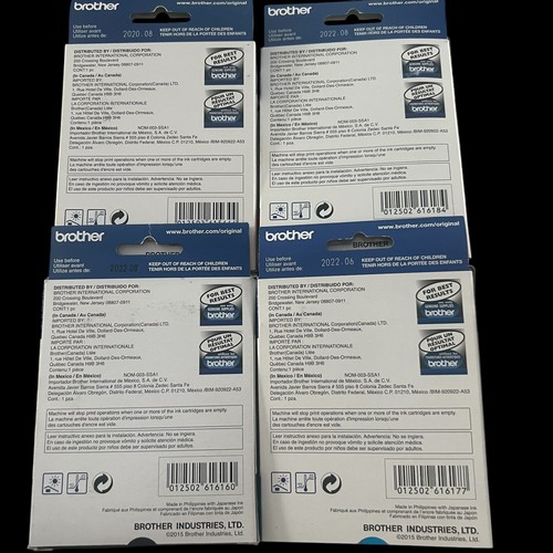 Brother LC51C Magenta Gelb Schwarz 4 Stück Farbe Tintenpackung Original-Zubehör-Hersteller NEU EXP: 20/22 - Bild 3 von 5