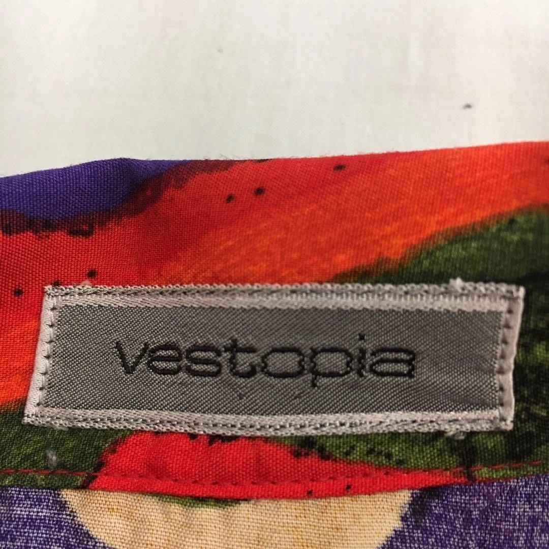 Vestopia Aloha Shirt Rayon 100% Size M Men's Fashion Top image 3