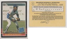 1985 Donruss Rated Rookie Shawon Dunston #39 Rookie RC