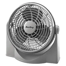 Air King 9530 9" Blade Dia Table & Floor Fan, Non-Oscillating, 3 Speeds,