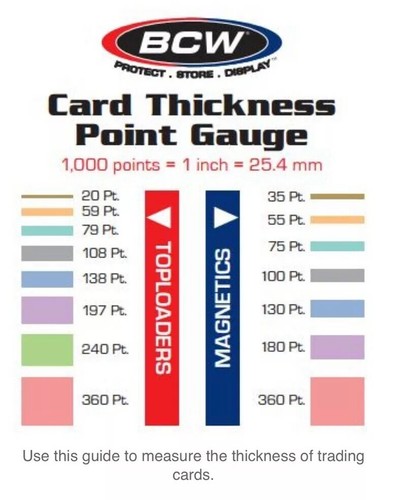 BCW Hartkunststoff Baseball Sammelkarte Topload Halter Standard 59 79 138pt 360+ - Bild 2 von 2