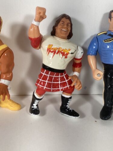 Vintage 1990 Titan WWF Hasbro 4 Hulk Hogan Hulk Rules, Big Boss Man, Roddy Piper - Picture 4 of 14