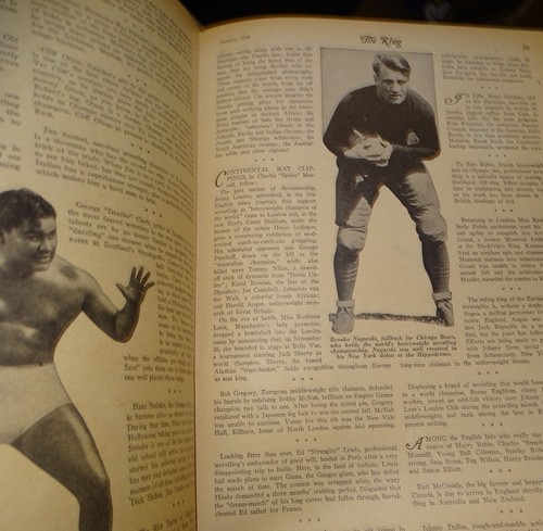 1935-1937 Ring Magazine (9 issues) Some chewed areas, they look complete - Picture 8 of 20