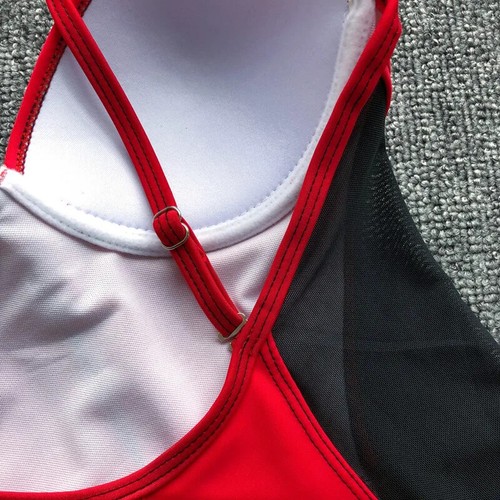 Costume da bagno donna in rete giuntata pezzo unico con ferretto push up costume da bagno - Foto 47 di 61