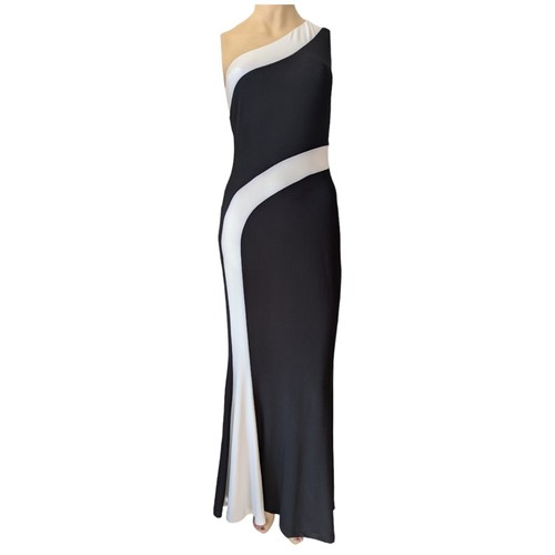 Ralph Lauren One Shoulder Two Tone Jersey Gown 2, Aust 8 - Picture 3 of 7