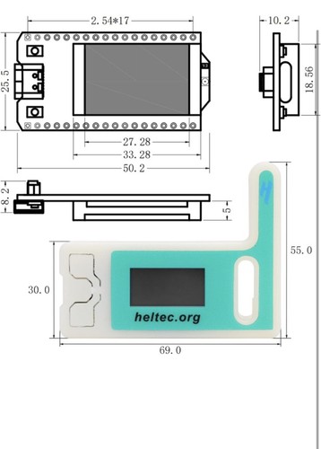 2 MakerFocus ESP32 Development Board SX1262 868 915MHz LoRaWAN WiFi Bluetooth - Picture 9 of 10