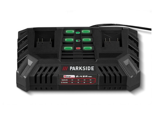 Caricabatterie PARKSIDE doppio doppia ricarica batteria PDSLG 20 B2 x 4,5 A 20 V - Bild 1 von 24