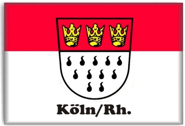 KöLn Am Rhein Karneval Fasching Wappen Foto Magnet Souvenir Germany-image