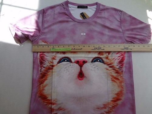 Fashion Cat Boy Girl 3D Graphing T Shirt Top Short Sleeve Casual Tee USA Seller! - Picture 3 of 22