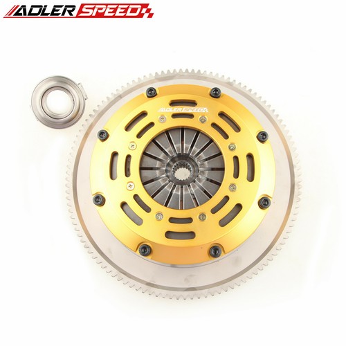 ADLERSPEED RACE CLUTCH FLYWHEEL KIT TWIN DISC FOR 06-15 HONDA CIVIC 1.8L R18A1 - Picture 2 of 8