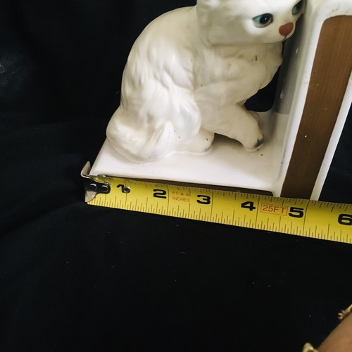 VTG 1960s One Book end White Persian Cat Lefton Japan Ceramic - Picture 7 of 11