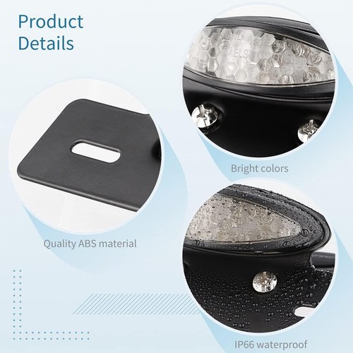 Luz de licencia trasera de freno para motocicleta Bobber Chopper Cafe Racer - Imagen 4 de 8