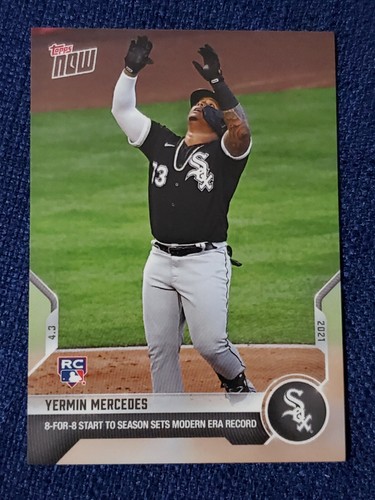 Topps Now Yermin Mercedes va *8 para su primer 8* RC  - Imagen 1 de 2
