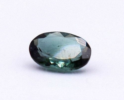  100% NATURAL BLUE TOURMALINE OVAL CUT LOOSE GEMSTONE FACETED 0.55 Crt - Picture 1 of 2