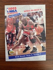 Michael Jordan, 1993 NBA Playoffs Highlights, 1993-1994 Upper Deck #180