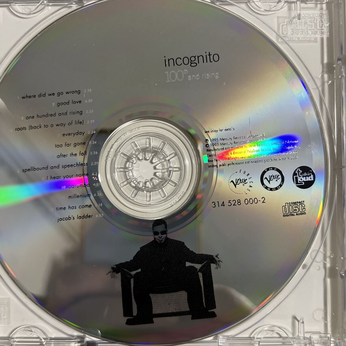 100 Degrees & Rising - Music CD - INCOGNITO - 1995