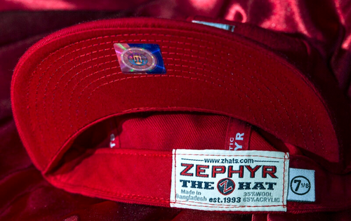 Zephyr The Z Hat Nebraska Huskers 7-1/8 red white wool acrylic baseball cap - Picture 3 of 4