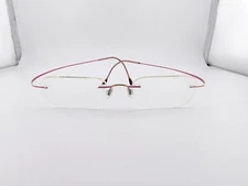 Silhouette Eyeglasses, Frames Only, 7395 40 6057 Fuschia Pink, Titanium, Austria