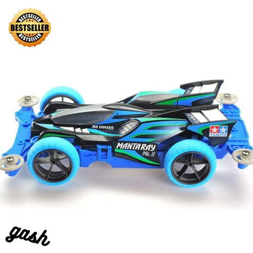 New Tamiya 95466 Mantaray Mk.II Black Special MS Chassis Mini 4WD Traditional - Picture 3 of 6