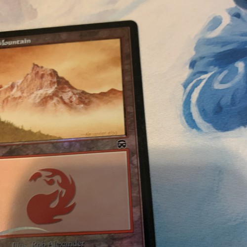 MTG Magic the Gathering Mountain (346/350) Maschere Mercadiane LP/NM Foil (M1) - Foto 5 di 9