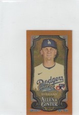 EMMET SHEEHAN /25 TOPPS ALLEN & GINTER MINI ORANGE REFRACTOR RC DODGERS #19 2024