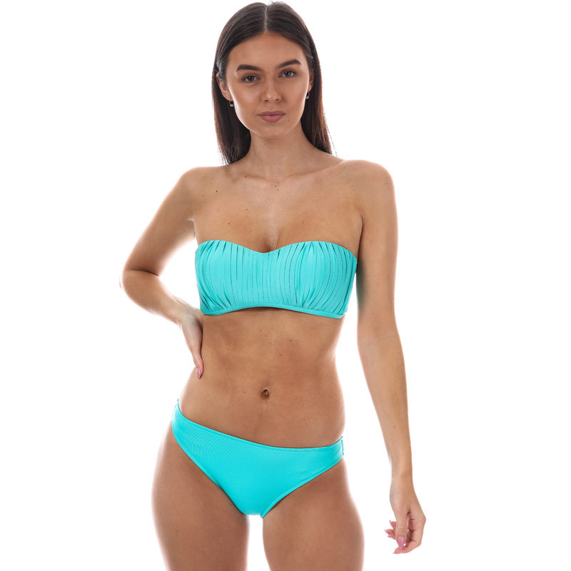 NEW SEAFOLLY AQUA blueE BUSTIER BIKINI TOP + PANT SET SIZE 14,16 RRP 139.90 NEW SEAFOLLY AQUA blueE BUSTIER BIKINI TOP + PANT SET SIZE 14,16 RRP 139.90