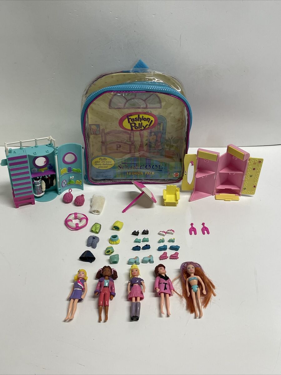 Fashion Polly School Cool Fashion Pack with Polly Pocket 1999 Mattel 25598
