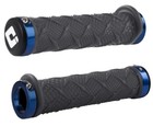 ODI X-treme ATV Lock-On Graphite/Blue Thumb Throttle Grips (J30XTH-U)